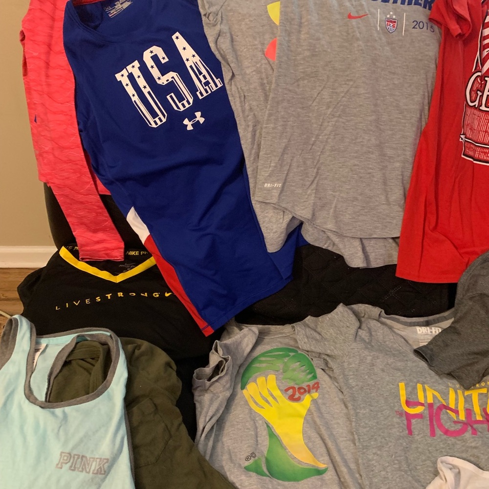 Ladies Small Workout T-shirts